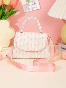 1pc Plain Metal Chain Crossbody Bag & Handbag, Suitable For Outings, Holiday Gift - Solid Color - View 4