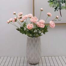 四头仿真莲花，家居装饰假花，室内仿真花装饰，多头仿真花 - 彩色 - 查看 20