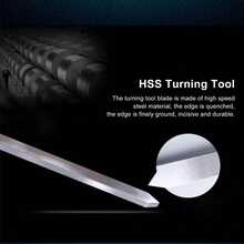 Herramienta de torneado con mango de madera, cincel triangular de acero de alta velocidad para torneado de madera - Beis - Ver 3