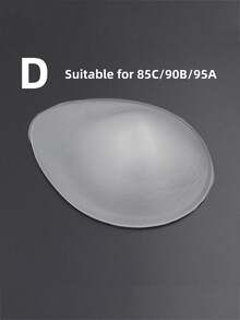 WANTES 1 Piece Medical-Grade Silicone Teardrop Breast Forms, Dripping-Shape Chest Prosthesis For Cosplay/Mastectomy Recovery, Durable Concave-Base Breast Forms - Clear - View 14