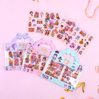1pc K-POP Sticker, Korean Pop Music Star Account Sticker, Internet Celebrity Sticker, Children Sticker Set, Toy Decoration Sticker, Christmas Stocking Stuffer, Christmas Gift, Christmas Decoration Sticker, Random Style