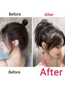 topshiny 1pc Elegant Curly Updo Hair Clips, Natural Fluffy Hair Bun Maker Extensions For Graceful Women And Girls, Adds Volume To The Nape Hair Claws Claw Clips Hair Jaw Clip Hair Clamps Hair Clutch Hair Catcher Clip - Multicolor - View 10