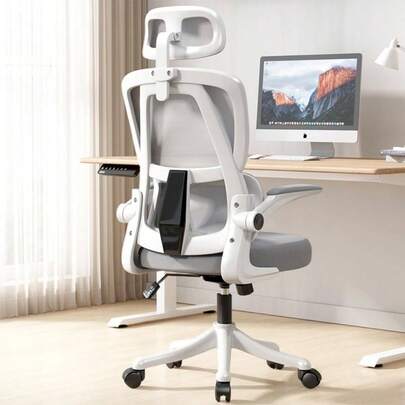 Office Chair, Desk Chair, Home Office Desk Chair With Adjustable Headrest Armrests, Computer Desk Chair, Comfortable Lumbar Support, Breathable Cushion Home, Meeting