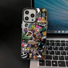 Funda para teléfono con diseño de los , compatible con modelos de  16, 15, 14, 13, 12, 11 Pro Max, X, XR, XS Max, 8 y 7 Plus - Cubierta trasera mate a prueba de golpes, funda para teléfono, carcasa para teléfono - Color 1 - Ver 4