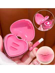 LUCKGO 心形双色唇膜 - 滋养丰盈，粉色，令双唇柔软 - 彩色 - 查看 2