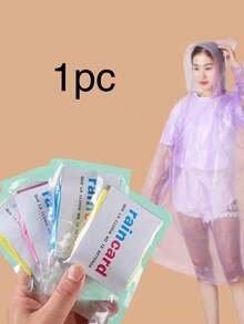 1/5/8/12 Pcs Unisex Disposable Card-Style Rain Ponchos, Mini Portable Adult Raincoats, Compressed Rainwear, Suitable For Outdoor Camping, Hiking, Cycling. Waterproof Rain Jacket Travel Essential (Random Colors), Back-To-School Supplies.