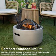 Fire Pit Heater Backyard Wood Burning Patio Deck Stove Fireplace Table Firepit - 1 - View 3