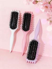 2025 Autumn Curling Brush, Volumizing Air Cushion Curling Brush, Shiny Curling Brush, Suitable For Thick And Fine Hair, Can Be Used Wet Or Dry, Quick Drying, Smooth Styling | Portable