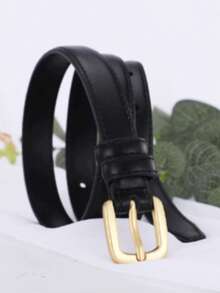 Fashionable Genuine Leather Skinny Belt, Decorative Belt For Photo Shoot, High-Quality Waist Belt Suitable For Jeans - Multicolor - View 6