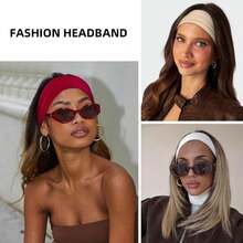 1pc Women's Non-Slip Thick Headband, Fashion Wide Elastic Headwrap, Soft Hair Band, Solid Color Casual Polyester Headband Winter Hair Accessories - Multicolor - View 4
