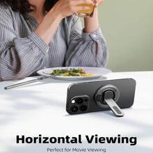 Phone Grip Stand, Car Mobile Phone Holder 3-In-1 Magnetic Finger Ring Holder With, Fidget Toy Design, 360°Roration Gym Kickstand Silicone Finger Ring Innovative Pressure-Relief Damping Hinge Design With Magnet Ring Compatible All Phones - Multicolor - View 9