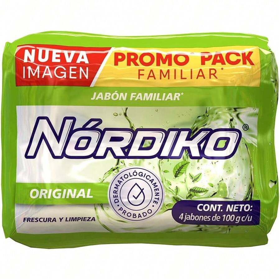 EstiloNORDIKO Original 4 Pack JabóN En Barra Frescura Y Limpieza 100GVersióN Mejorada - 1 - Ver 1