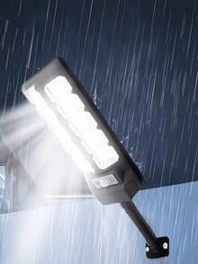 1pc Or 2pcs Ultra Bright Solar-Powered Outdoor Lights With Remote Control & Motion Sensor, Weatherproof Heavy-Duty Plastic Construction, Outdoor Wall/Path/Flood Lights With Dimmable Brightness, Easy Installation For Driveway, Garden, Garage, Patio, Villa - Black/White, Energy-Efficient Solar Lighting System With Detachable Panels, Solar Sensor Light, Garden Lighting Solar, Solar Wall Lamp, Fence Solar Light, Solar Fence Light - Đèn đường năng lượng mặt trời ngoài trời - Xem 6