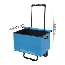 SanBouSi Carts & Wagons, Shopping Trolleys - Azul - Ver 3