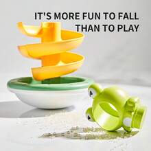 Frog Spinner Fun: divertido juguete infantil con pista deslizante y 2 bolas - Multicolor - Ver 7