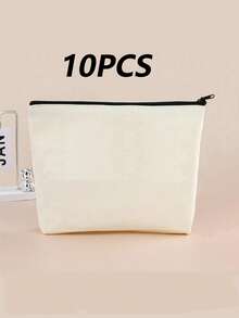 20 sztuk DIY Pustych Płóciennych Toreb, Kosmetyczki Podróżne, Torby Malarskie, Płócienne Kosmetyczki, Torby Malarskie, Torby Dziecięce, Do Pracy, Szkoły, Podróży, Piórniki, Uroczy Piórnik/Woreczek z Motywem Kreskówki, Torba Na Artykuły Papiernicze Zapinana Na Zamek Błyskawiczny, Kosmetyczka, Nadaje Się Do Szkoły, Artykułów Biurowych, Dziewcząt, Studentek, Pracujących Kobiet, Idealne Do Pracy, Powrót Do Szkoły, Gimnazjum, Liceum, Uniwersytetu, Niezbędne Podróże Wakacyjne, Organizator Makijażu na Wakacje, Torba Podróżna Dla Kobiet