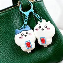 2PCS Keychain Set Collectible Figurines Cute Anime Couple Keyring For Him & Her, Best Gift For Fans, Bag/Purse Charm (Chiwa & Hachi),Christmas Gifts - 2pcs - 查看 12
