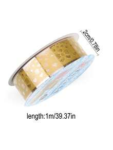 1 Cuộn Băng Ren Rỗng, Băng Trang Trí Quà Tặng Tinh Tế, Băng Ren Làm Bằng Chất Liệu Trong Suốt Chống Thấm Nước, Băng Không Khí Lễ Hội - Nhiều màu - Xem 2