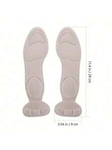 女士记忆海绵足弓支撑鞋垫，3D立体轮廓设计，防滑透气，按摩效果，适合旅行，舒适足部护理垫，保暖隔热，闺蜜节、小狗、嘉年华 - 彩色 - 查看 7