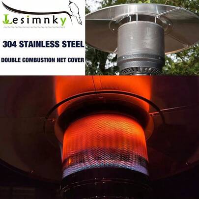 Heater Emitter Screen Main Burner Net Cover Heater Replacement Parts 304 Will Not Rust Steel Double Net 10 3/4&Quot; Diam...