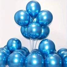 48 Stück 10 Zoll Metallic Glitzer Ballons für Weihnachten Silvester Party Dekorationen, Feiertag Geburtstag Hochzeit Ballons in verschiedenen Farben