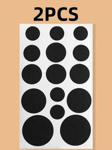 2/5pcs Multi-Shape Black Fabric Patch Stickers For Down Jackets, A Must - Have For Fashionable Repair | Great For DIY Fans & People Who Need Clothing Maintenance, Applicable To Home & Outdoor Wear Repair Scenarios - Multicolor - View 16