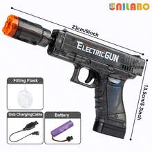 unilabo 2025 New Electric Toy Gun With Sound & Light, Colorful Lighting, Funny Sound Effects & Vibration, Great For Children's Entertainment & Games - Ideal Holiday/Birthday Gift For Boys & Girls 3+ Years Old - Multicolor - View 17