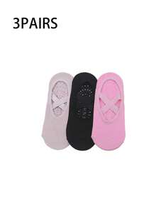 1/3/4/5/7 أزواج جوارب يوغا وبيلاتس للنساء، جوارب مانعة للانزلاق، جوارب طبية محايدة، دعم الكاحل، جوارب رياضية ماصة للصدمات