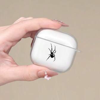 1PCSHalloween Spider Cartoon Print Case,Compatible With AirPod1/2, AirPod3, AirPodPro, AirPodPro2, And AirPod4,AirPodPro3 National Day Midsummer Festival Gift