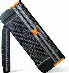 A4 Paper Cutter,Paper Trimmer Guillotine With Automatic Security  Scrapbooking Tool For Cutting Paper 1 - Black - View 1