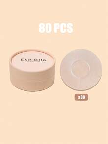 10/50/80 Pieces Of Gift-Boxed Convenient Nipple Covers, Seamless, Breathable Self-Adhesive, Convex-Proof, Invisible Bra, No Shoulder Straps, Self-Adhesive Bra, Women's Comfortable Underwear And Panty Accessories, Dresses, Pajamas, Wedding Gowns, Swimsuits, Evening Gowns, Sports Bra Accessories