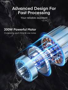 200W Meat Slicer Machine For Home, Electric Food Slicer With Two 7.5" Sharp Stainless Steel Blade(Serrated + Smooth) 0-15mm Precise Thickness Meat Slicer For Bread Fruit Vegetable - US A Type Plug(110-127V) - View 6