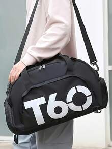 大容量运动旅行包，带鞋仓和拉链封口，多隔层健身背包，耐用行李包，男女通用健身包，瑜伽健身训练旅行包，户外旅行配件