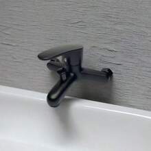 Wall Mounted Bath Shower Faucets Household Bathtub Faucet Multifunctional Outlet Hot And Cold Mixer Tap Black Bathroom Faucet Bathroom Accessories Bathroom Tools - Multicolor - View 3