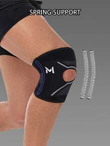 MASEDA 1 Female Male Adjustable Unisex Knee Support Padded Gear Knee Pad For Basketball / Running / Gym Sports Equipment Knee Support Sports Pad For Fitness - Multicolor - View 8