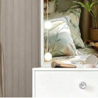 Makeup Dressing Table With Mirror,Modern Wood Vanity Desk,Drawers And Storage Open Shelves,3 Color Modes Adjustable Brightness, LED Lights Mirror Makeup Table,Vanity Desk With Mirror And Lights,Bedroom Furniture,Christmas Gift For Women