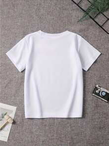Camisetas para meninos - Branco - Ver 3