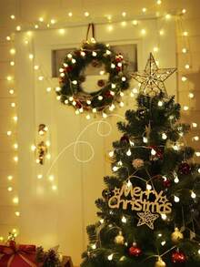 1PC 20/40/80 LED Small White Ball Lamp, Fairy Light String, Christmas Lights,Christmas Decor,Fairy Light Powered By Battery Box, Room Decoration, String,Led Lights, For Bedroom,Fairy Lights,Christmas Lights,Fairy Lights Battery Operated,Outdoor Lights - Multicolor - View 5