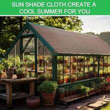 Universal Shade Net: This Shade Net Is Suitable For Various Places Such As Pavilions And Courtyards. It Offers Multiple Size Options To Meet Different Coverage Needs, Can Create A Comfortable Outdoor Space, And Is A Common Choice For Outdoor Shade Nets. It Is Also A Practical Plant Shade Net And An Outdoor Shade Net Product. - Coffee Brown - View 5