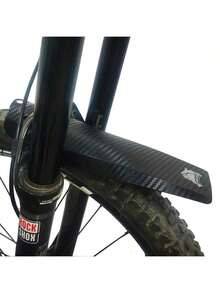 1set This Bicycle Accessory Features A Stylish Geometric Black-And-White Design, Offering Protection Against Mud And Water For Mountain Or Urban Bikes. Easy To Install With Included Zip Ties, It Keeps Your Bike And Clothing Clean During Rides.