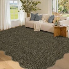Simple Kitchen Modern Home Decor Area Rug Soft Non Slip Stain Resistant Carpet Thin Non Shedding Printed Floorcover Low Pile Bordered Entrance Runner Rug Washable Easy To Clean Mat Throw Rug For Laundry Living Room Hallway Bathroom Bedroom Dinning Room - 棕色 - 查看 1