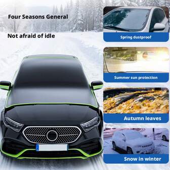 Highly Useful & Cost-Effective Car Windshield Cover, Full Windshield Anti-Freeze Anti-Snow Winter Protector