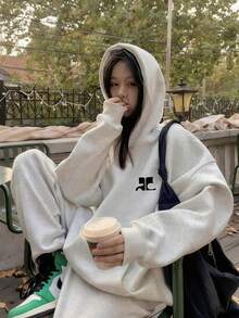 Women Sweatshirts - Light Gray - View 1