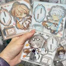 5 قطع تماثيل أكريليك الوجه - شخصيات السجين والجزار، ديكور مكتبي هدية للأصدقاء