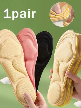 Soft Massage Insole, Soft Sole Arch Support For A Long Time, Ultra Soft Shock-Absorbing And Pain Resistant Insole For High Heels, Sweat Absorbing, Breathable, Soft, Durable All Season Sports Insole, Suitable For Both Men And Women, Suitable For Sports, Parties, Festivals, Back To School, Vacations, Hiking