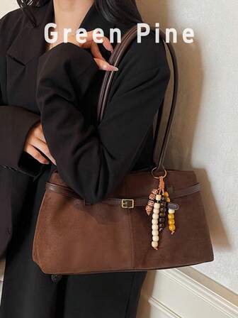 2025 New Vintage Large Capacity Commuter Versatile Women Shoulder Underarm Handbag Tote Bag