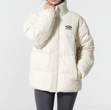 Skechers Unisex Comfortable Warm Wind-Resistant Woven Down Jacket - White - View 4