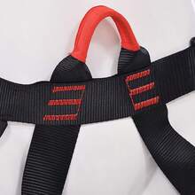 Compact Climbing Safety Harness, Half-Body Climbing Safety Harness, Made Of High-Strength Polyester, With Three Adjustment Buckles And A Tool Hanger Ring