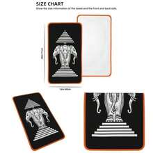 Naranja + Toallas de mano - 16x28 pulgadas