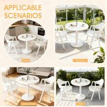 FXLTSBL Dining Table & Chair Sets - White - View 7